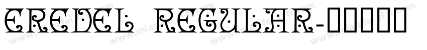 Eredel Regular字体转换